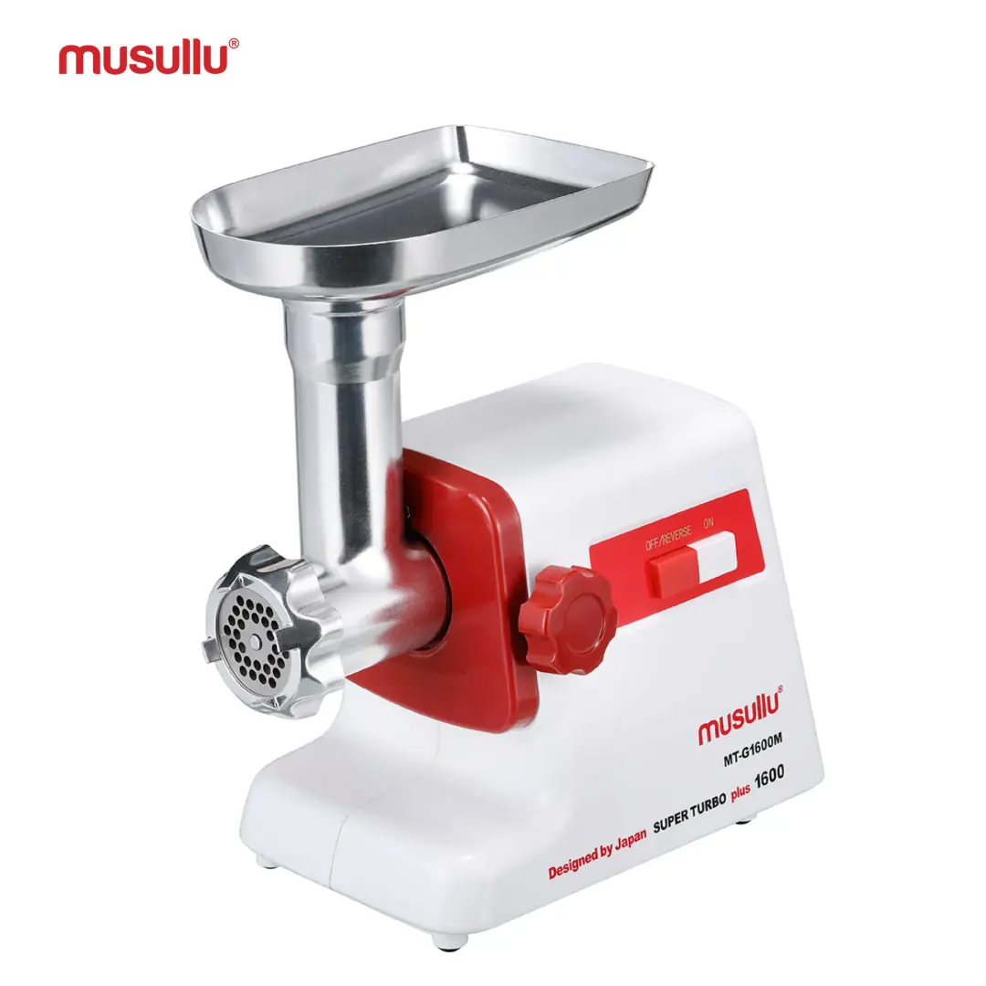 Musullu 1600w MT-G1600M Süper Turbo Et Kıyma Makinesi, Rende Başlıkları - 2