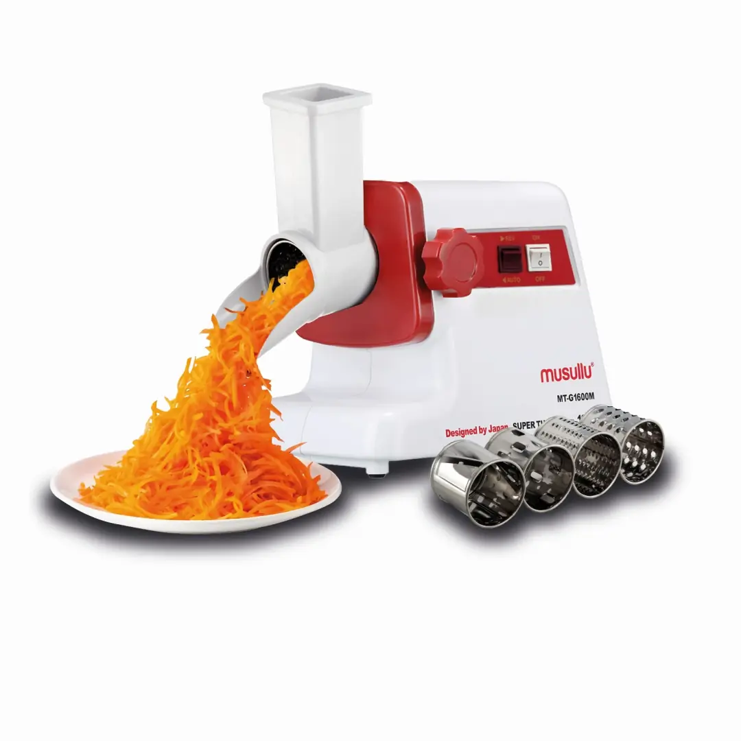 Musullu 1600w MT-G1600M Süper Turbo Et Kıyma Makinesi, Rende Başlıkları - 4