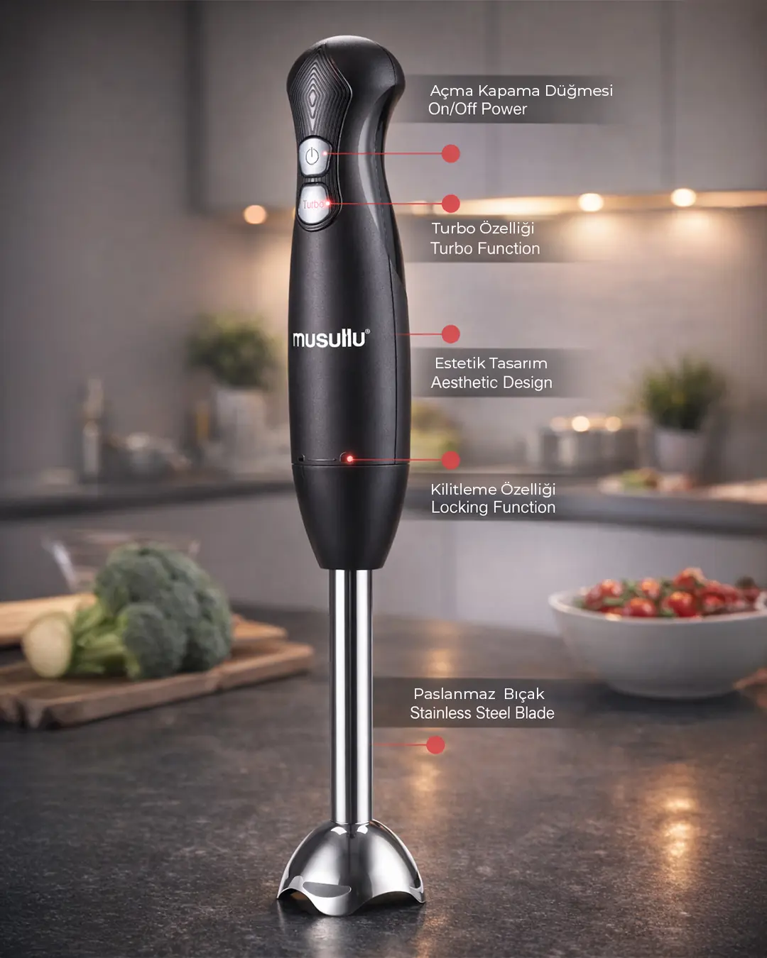 Musullu Blender MSL-2230 - 2