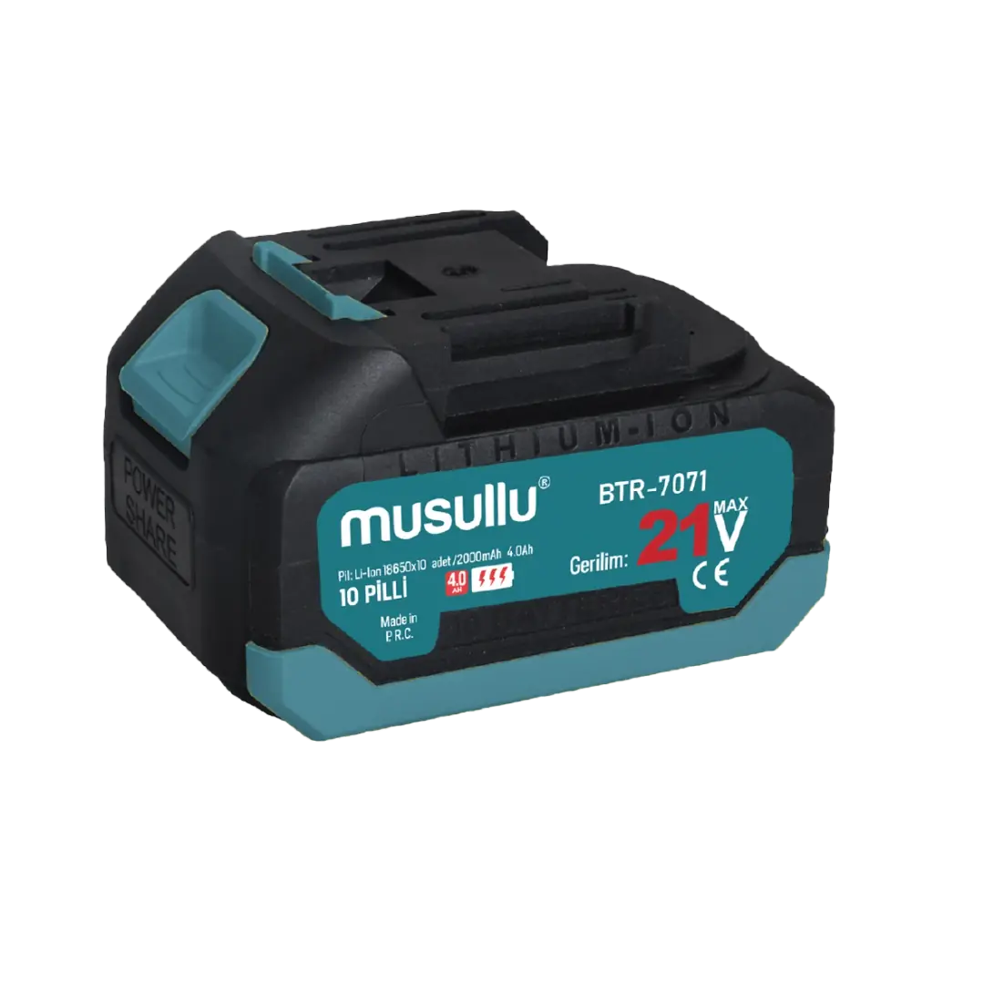 Musullu BTR-7071 El Aletleri Bataryası Li-Ion – 21V / 2000 mAh 4.0Ah