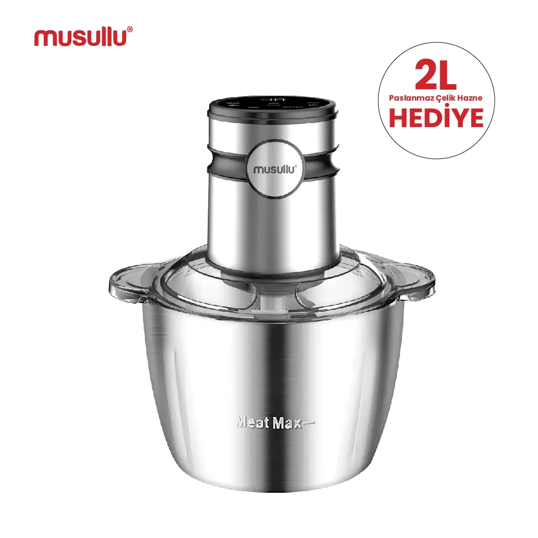 MUSULLU RONDO DOĞRAYICI VE ÖĞÜTÜCÜ - 2 Litre (Dokunmatik) - 2