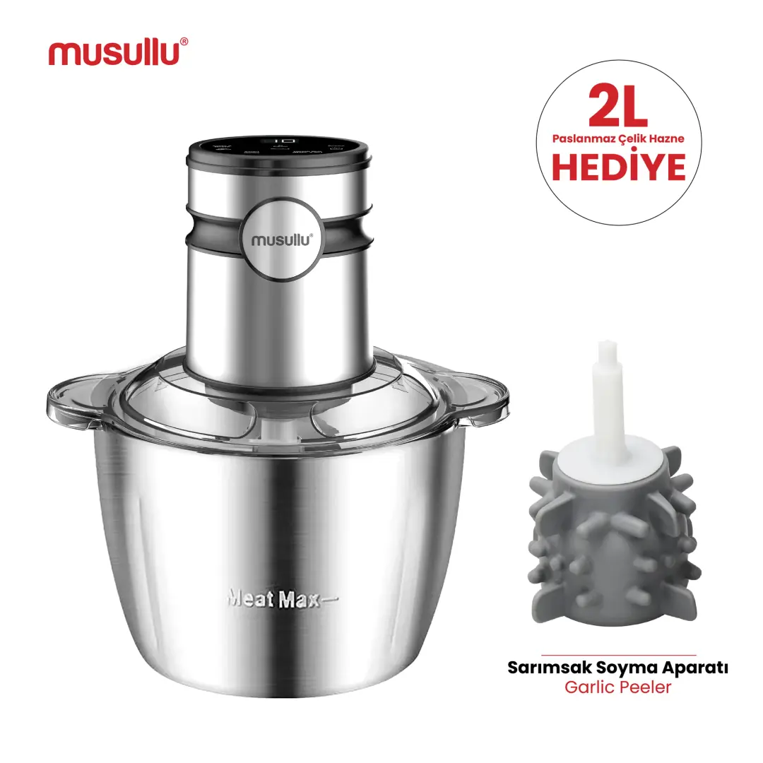 MUSULLU RONDO DOĞRAYICI VE ÖĞÜTÜCÜ - 2 Litre (Dokunmatik) - 4