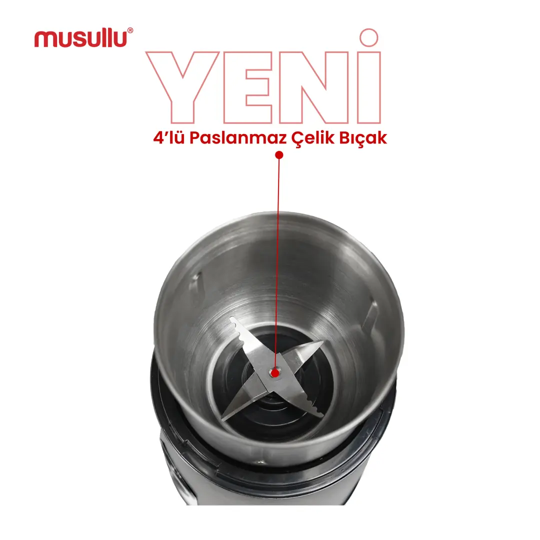 Musullu Kahve Ve Baharat Öğütücü 200W (MSL-1004) - 2