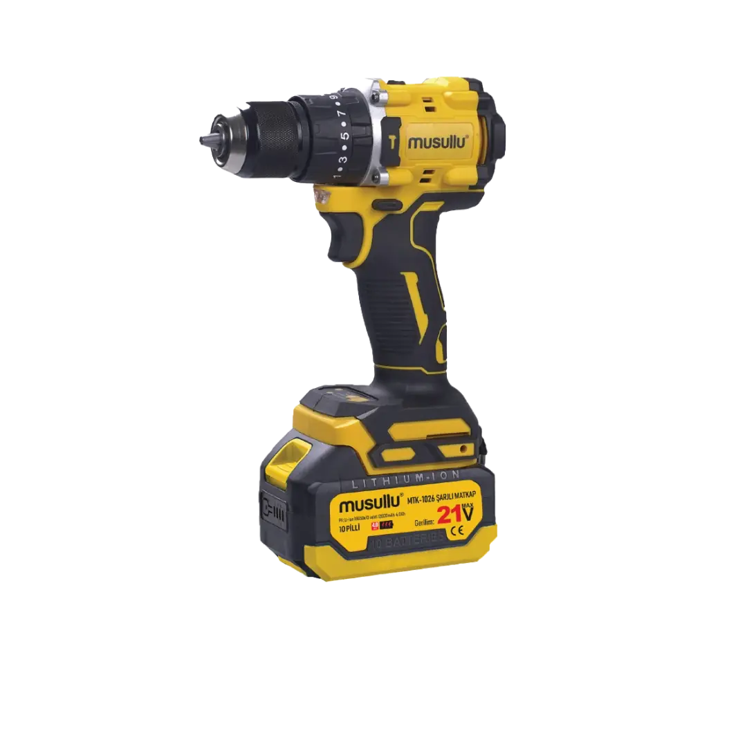Musullu MTK-1026 Şarjlı Matkap, Akülü Vidalama