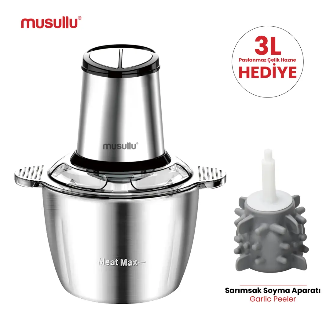 MUSULLU RONDO DOĞRAYICI - 3 Litre - 4