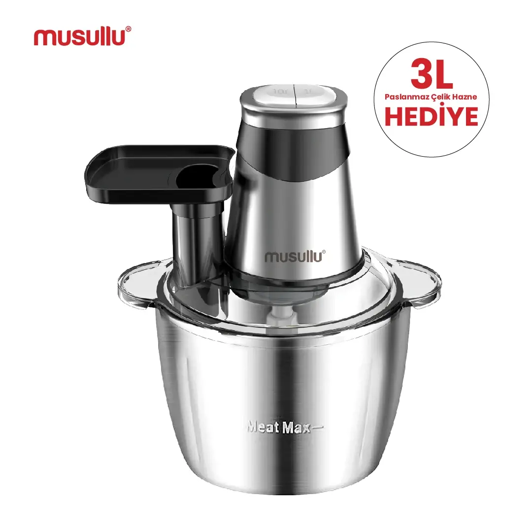 MUSULLU RONDO DOĞRAYICI - 3 Litre (Rendeli) - 2