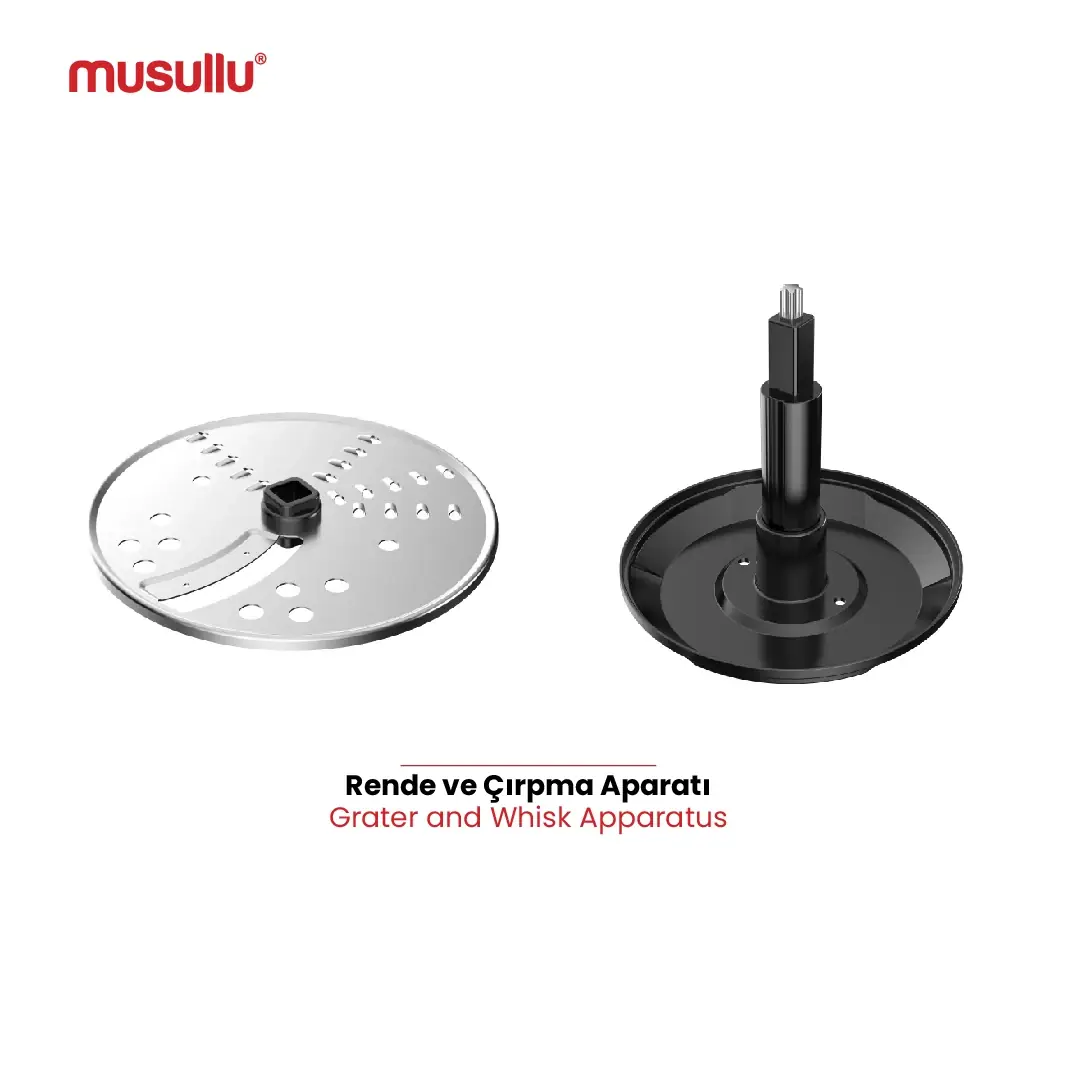 MUSULLU RONDO DOĞRAYICI - 3 Litre (Rendeli) - 3