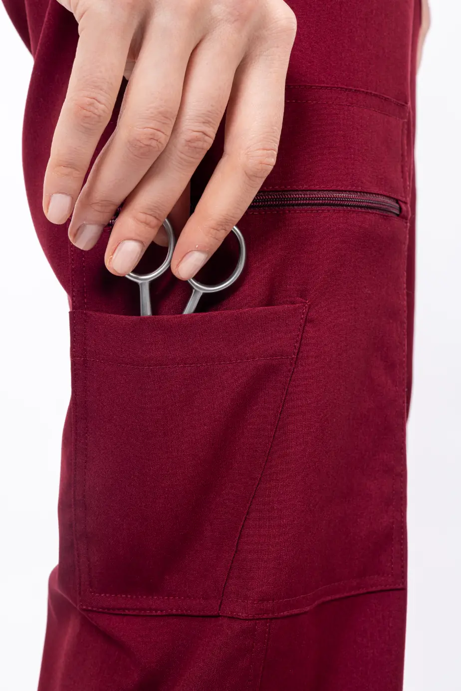 N Y O N - Bordo Kadın Alt Üniforma - 5