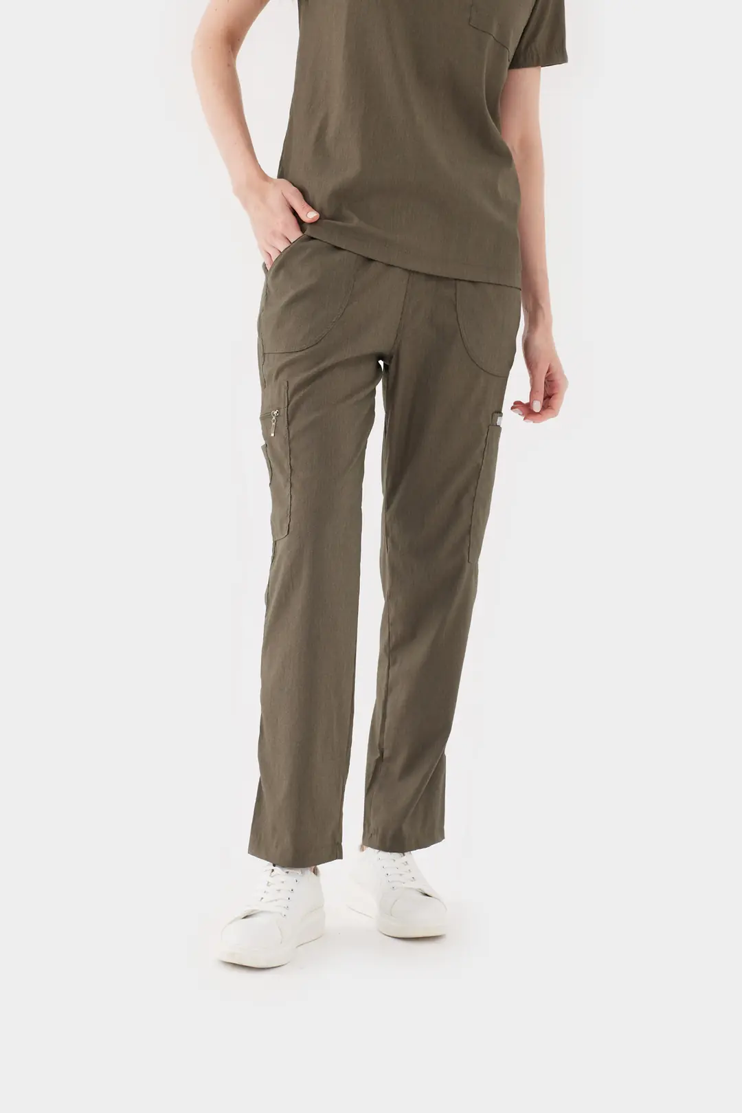 N Y O N - Haki Kadın Alt Üniforma