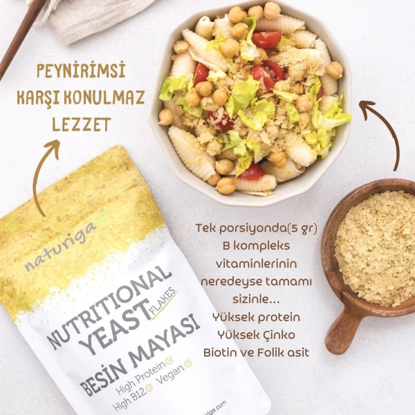 Naturiga Besin Mayası Nutritional Yeast  100 gr - 2