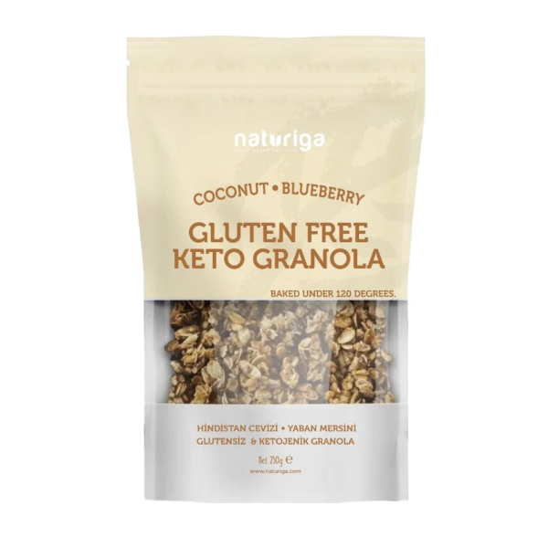 Naturiga Coconut & Blueberry Keto Granola  250 gr