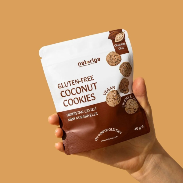Naturiga Goodbye Çikolata Chialı Kurabiye  40 gr