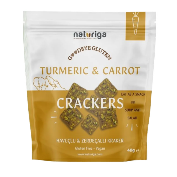 Naturiga Goodbye Havuçlu & Zerdeçallı Kraker  40 gr