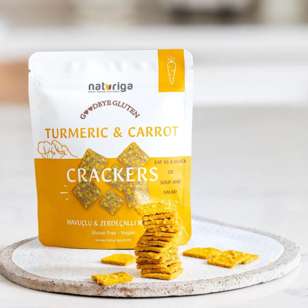 Naturiga Goodbye Havuçlu & Zerdeçallı Kraker  40 gr - 2
