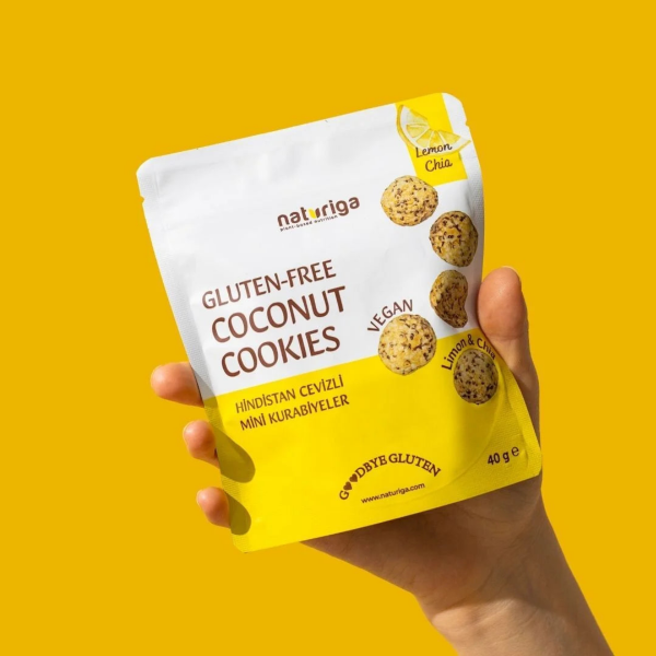 Naturiga Goodbye Limonlu Chialı Kurabiye  40 gr