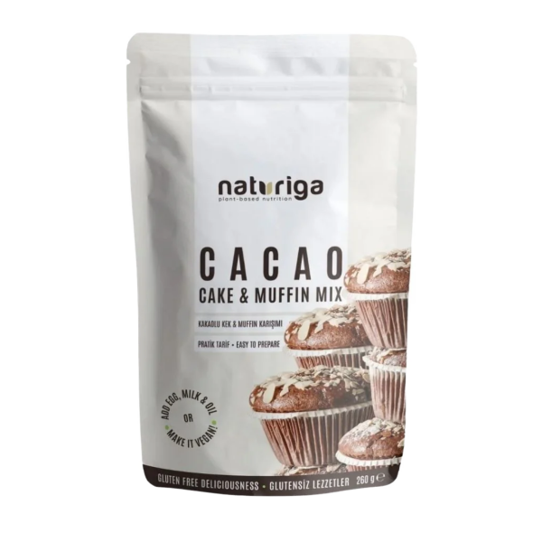 Naturiga Kakaolu Kek & Muffin Karışımı  260 gr