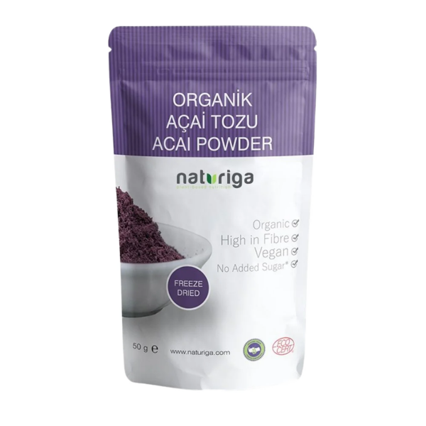 Naturiga Organik Acai Tozu  50 gr