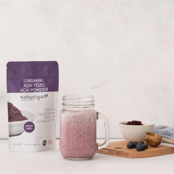 Naturiga Organik Acai Tozu  50 gr - 4