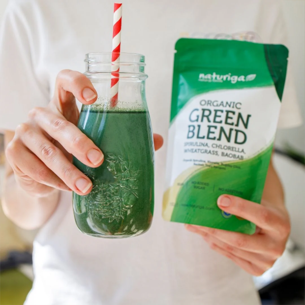 Naturiga Organik Green Blend  100 gr - 4