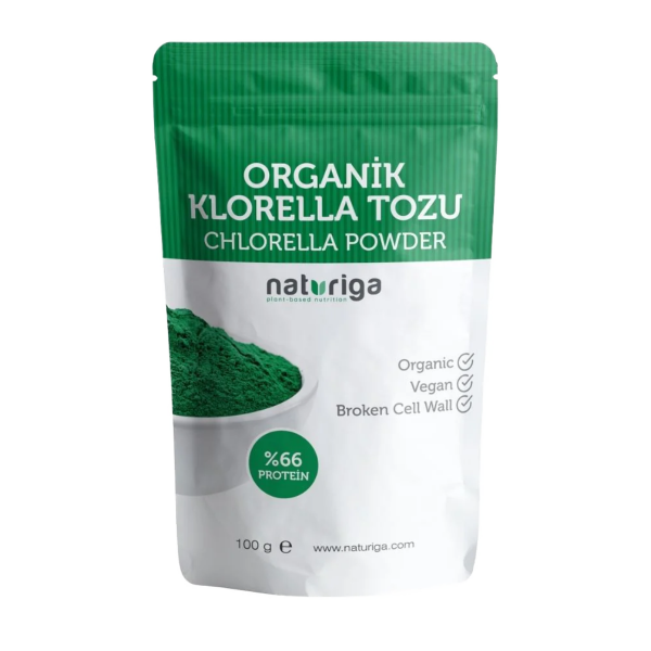 Naturiga Organik Klorella Tozu  100 gr