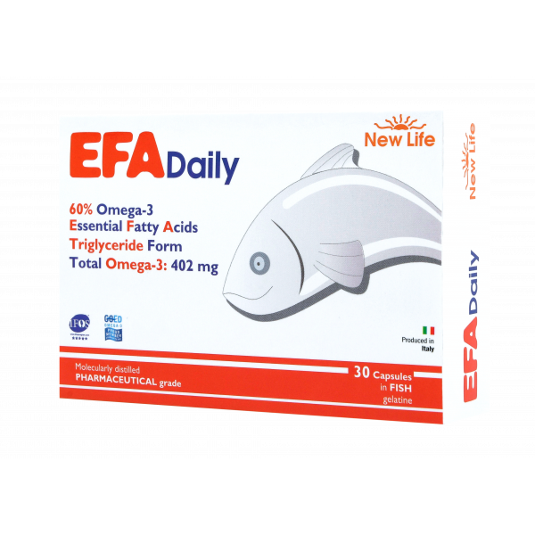 New Life EFA Daily Balık Yağı  30 Kapsül - 2