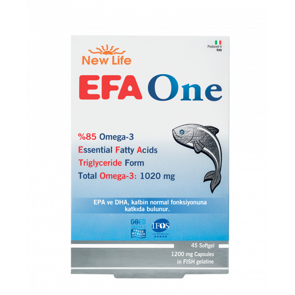 New Life EFA One Balık Yağı 45 Kapsül