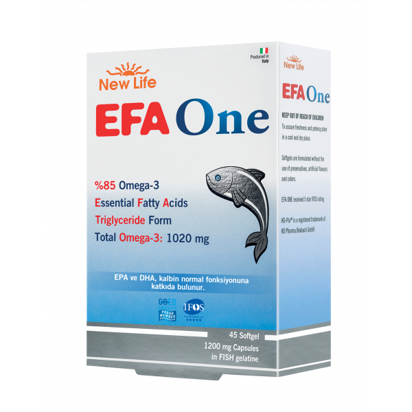 New Life EFA One Balık Yağı  45 Kapsül - 3