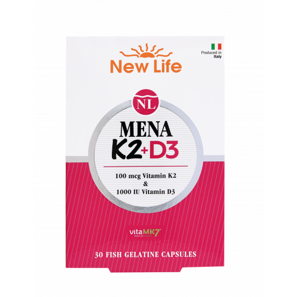 New Life Mena K2+D3 Vitamin 30 Kapsül