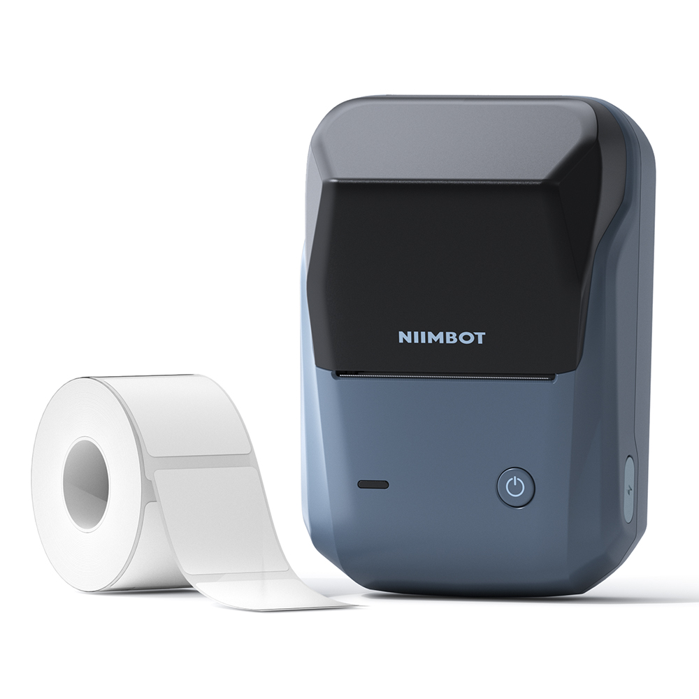 NIIMBOT B1 Thermal Label Printer (Space Blue) - 2