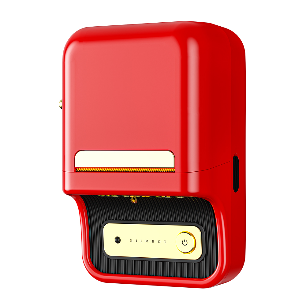 NIIMBOT B21S Thermal Label Printer (Red)