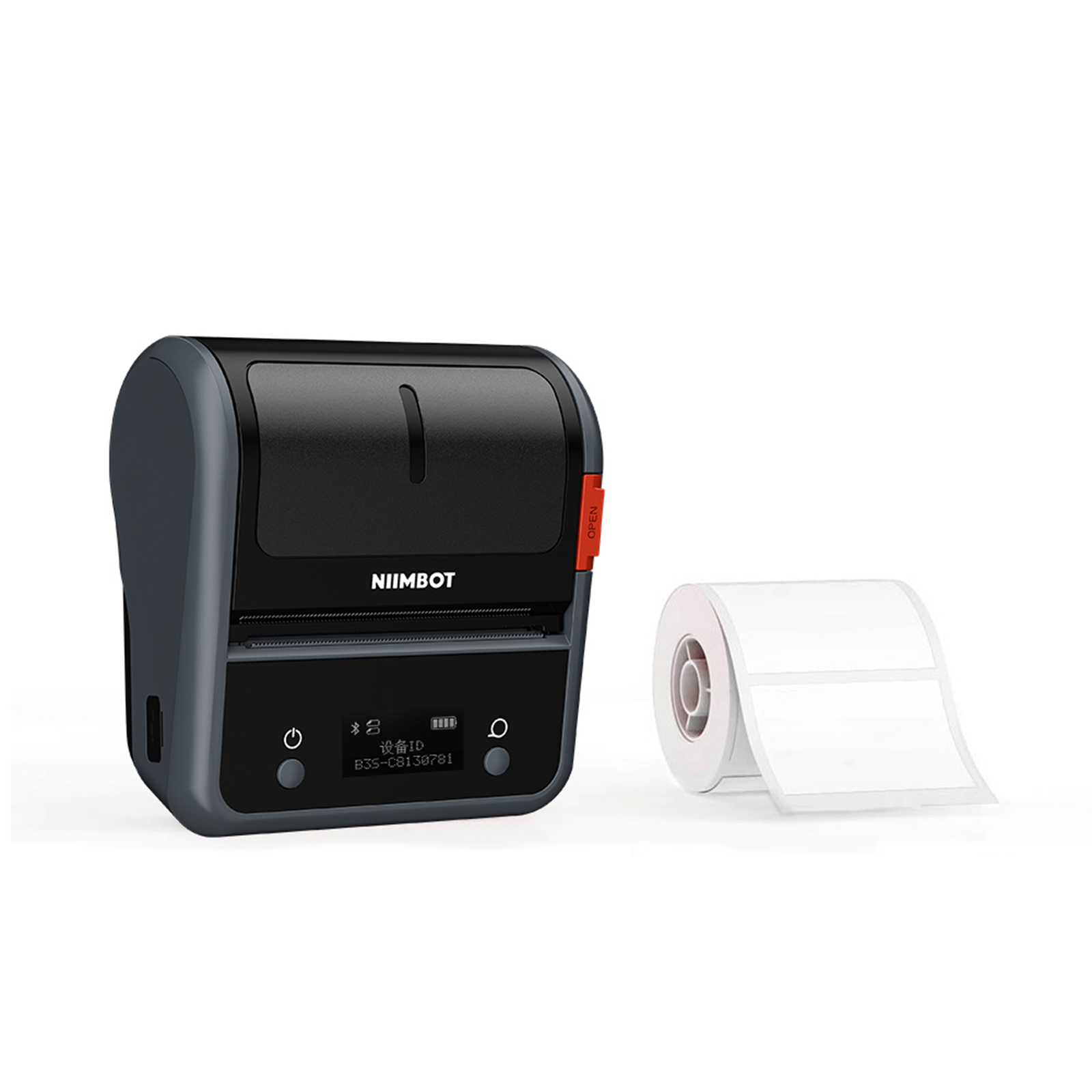 NIIMBOT B3S Thermal Label Printer (Grey) - 2