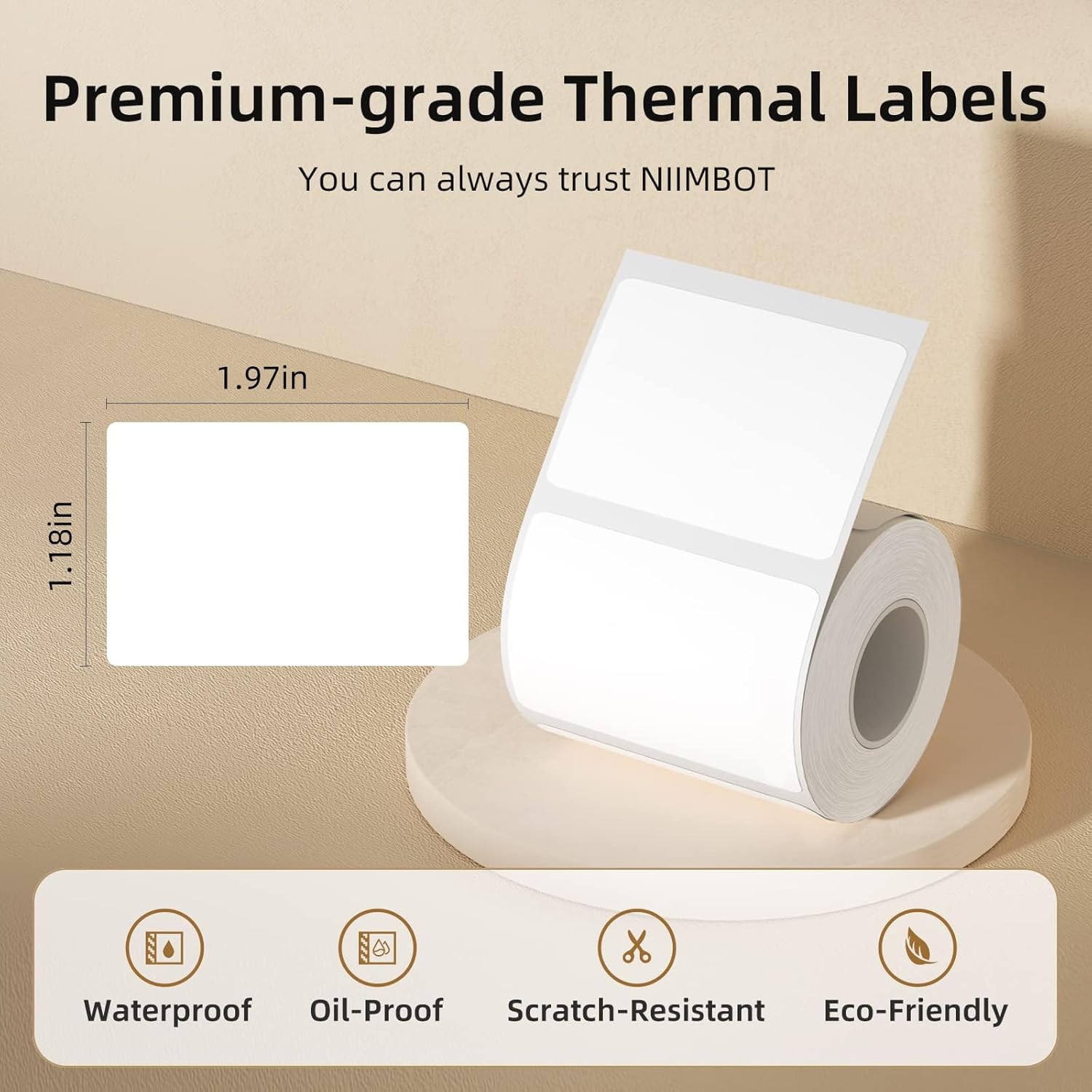NIIMBOT T50*30-230WHITE (B1,B21S,B3S) - 2