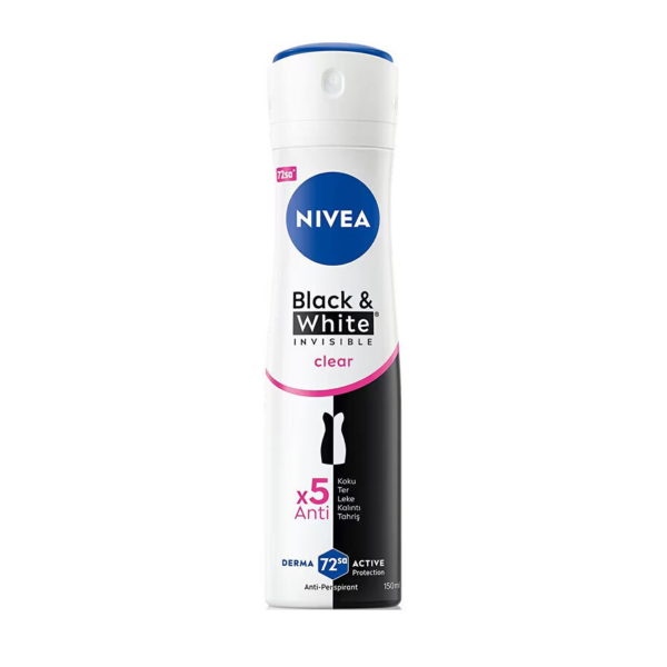 Nivea Invisible Clear Black and White Terleme Karşıtı Deodorant 150 ml