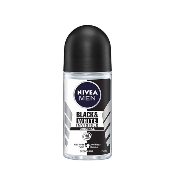 Nivea Men Black White Invisible Original Roll On 25 ml