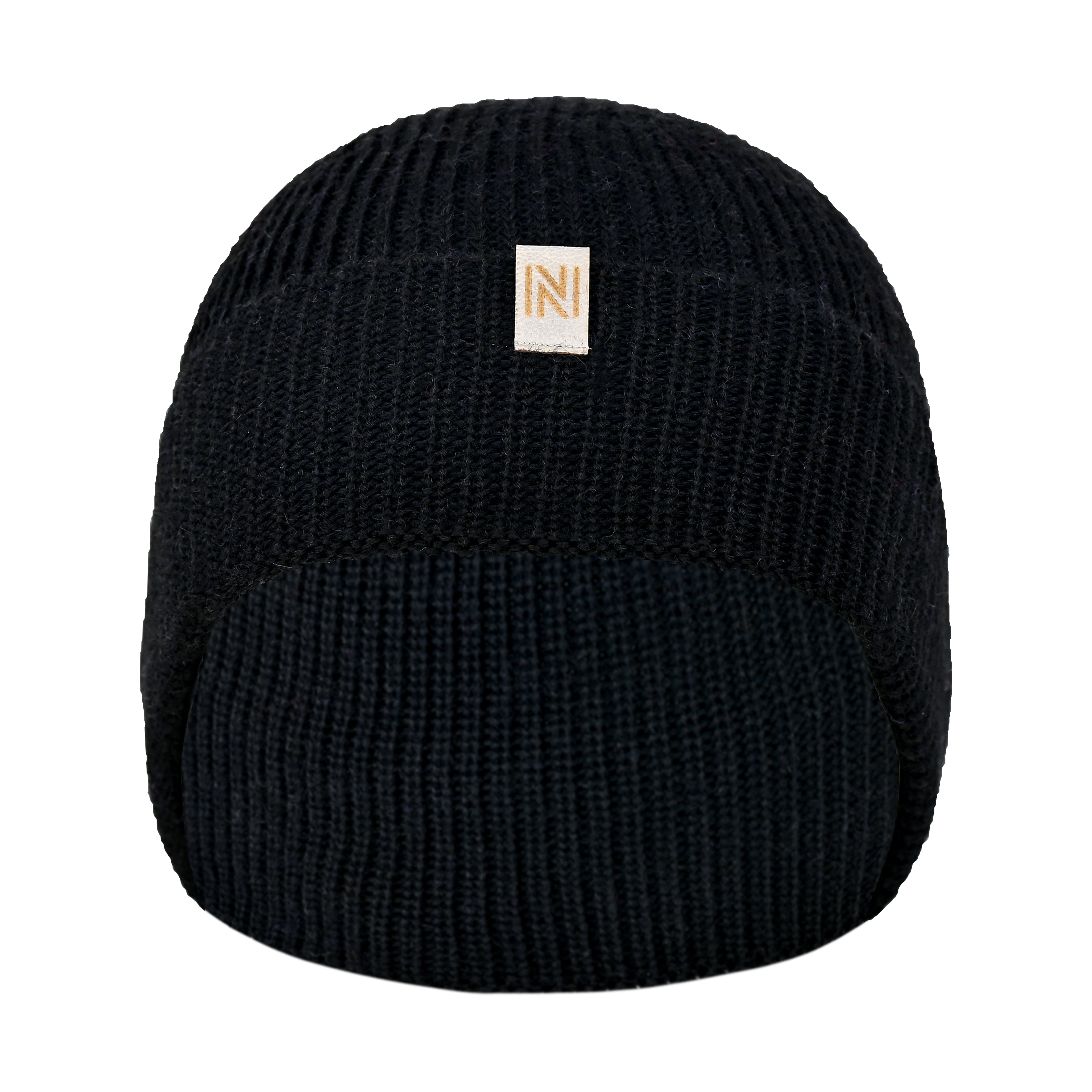 NORWICK %70 Merino Yünü Çocuk Beresi Siyah - 4