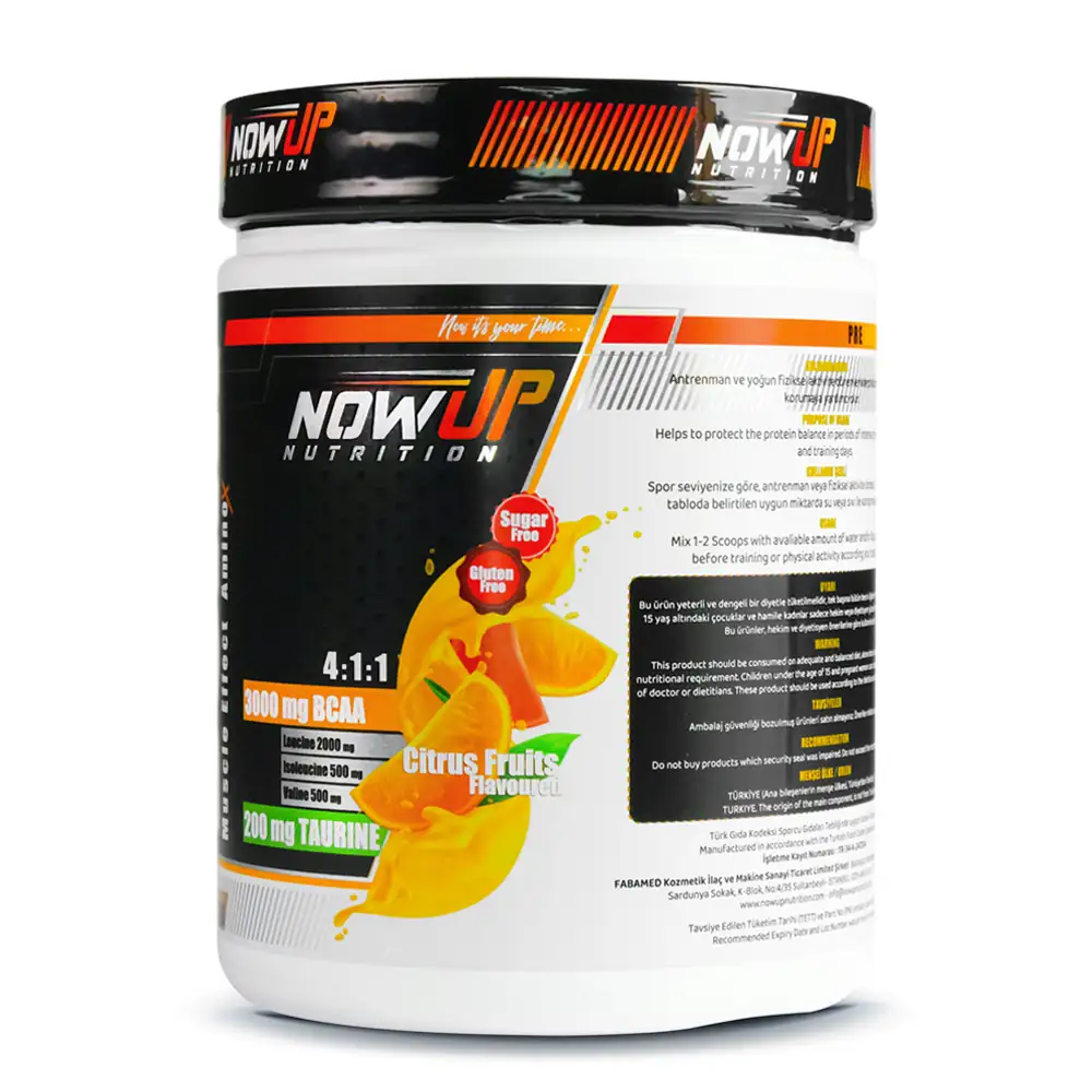 Nowup Nutrition BCAA 4:1:1 Muscle Effect Amino Asit 360 gr - 4