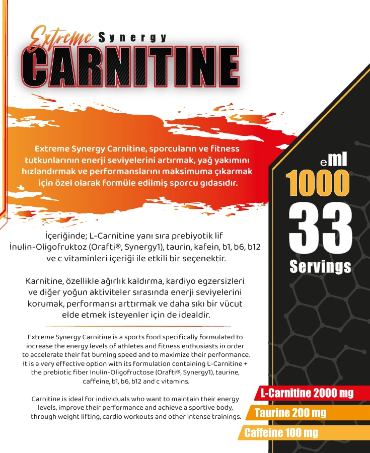 Nowup Nutrition Extreme Synergy L Carnitine 1000 ml - 4