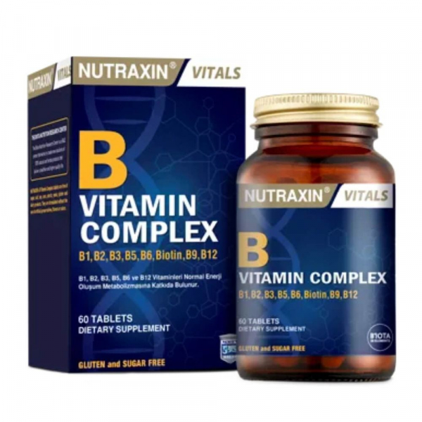 Nutraxin B Complex Vitamin  60 Tablet