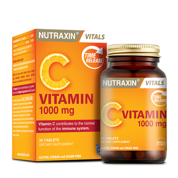 Nutraxin C Vitamin 1000 mg  30 Tablet