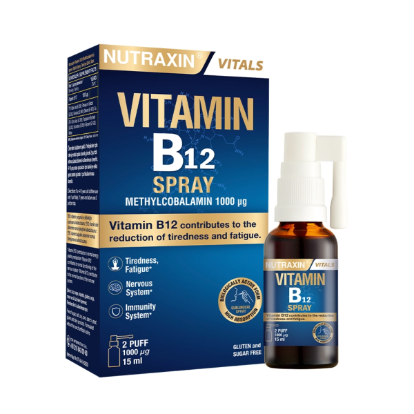 Nutraxin Vitamin B12 1000 mcg Sprey  15 ml