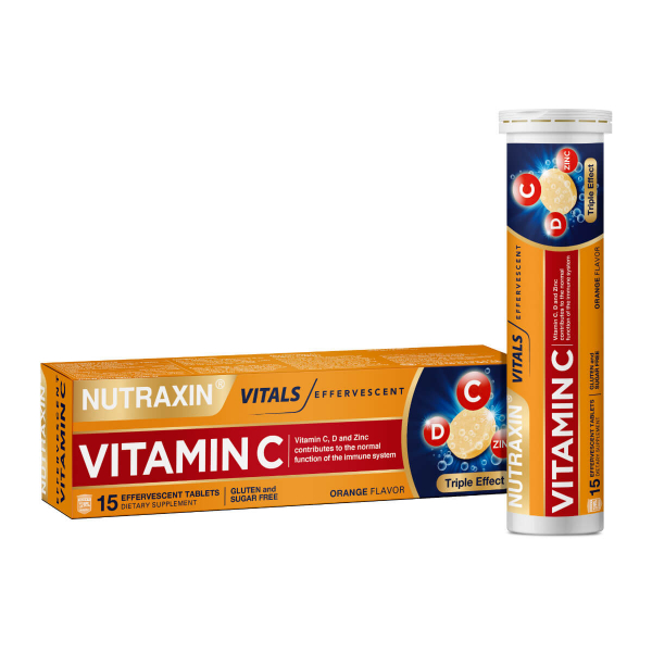 Nutraxin Vitamin C Efervesan 15 Tablet