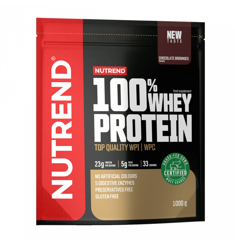 Nutrend %100 Whey Protein Çikolata Browni  1000 gram