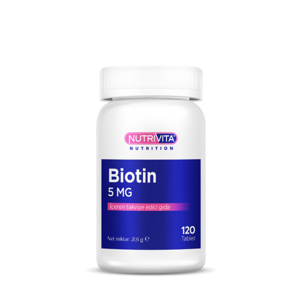 Nutrivita Biotin 5 mg 120 Tablet