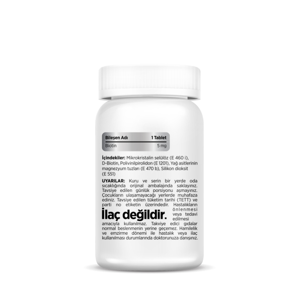 Nutrivita Biotin 5 mg  120 Tablet - 2