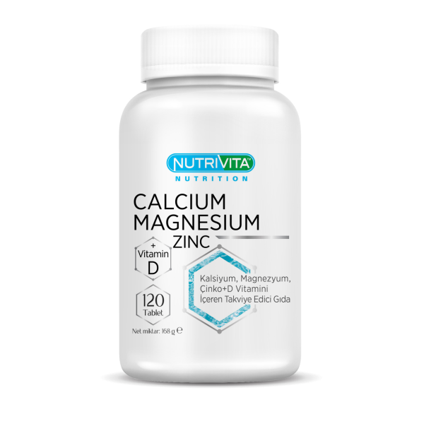 Nutrivita Calcium, Magnesium, Zinc+Vitamin D 120 Tablet