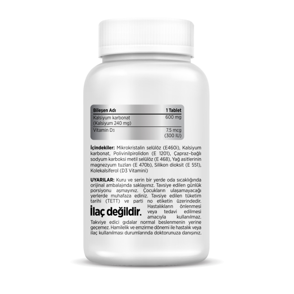 Nutrivita Calcium+Vit.D3  120 Tablet - 2