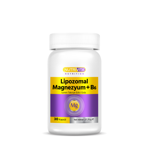 Nutrivita Lipozomal Magnezyum +B6 30 Kapsül