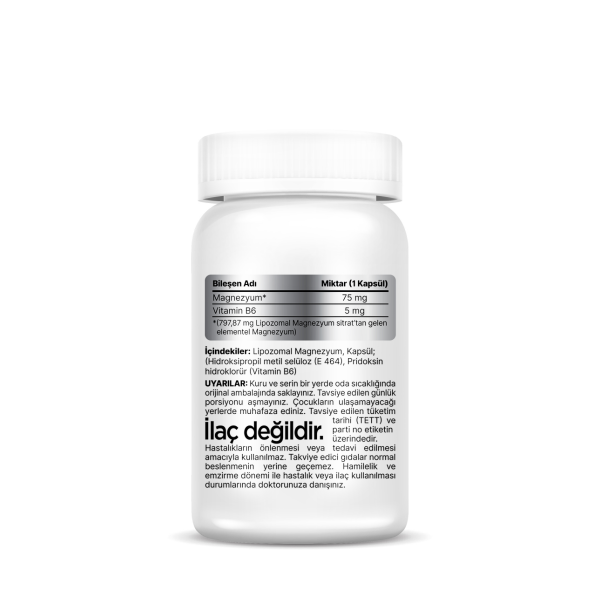 Nutrivita Lipozomal Magnezyum +B6  30 Kapsül - 2
