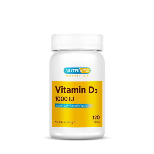 Nutrivita Vitamin D3 1000 IU  120 Tablet