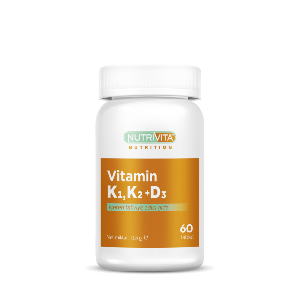 Nutrivita Vitamin K1, K2+D3 60 Tablet
